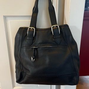 Cole Haan Large Black Leather Tote